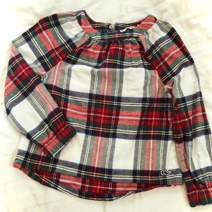 Vineyard Vines Plaid Flannel Top